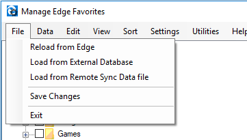 File Menu